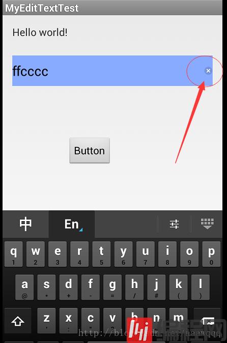 Android 自定义EditText输入框带清空按钮
