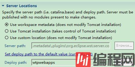 Eclipse配置tomcat发布路径的问题wtpwebapps解决办法