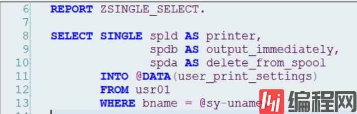 怎么让ABAP OPEN SQL具有自描述效果