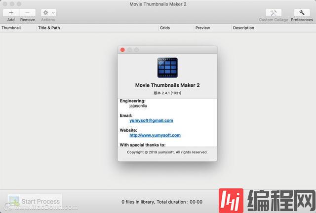 电影缩略图制作工具Movie Thumbnails Maker for mac怎么用