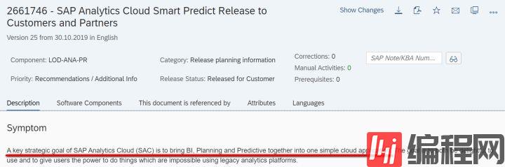 SAP Analytics Cloud中如何进行Smart Predict功能的说明