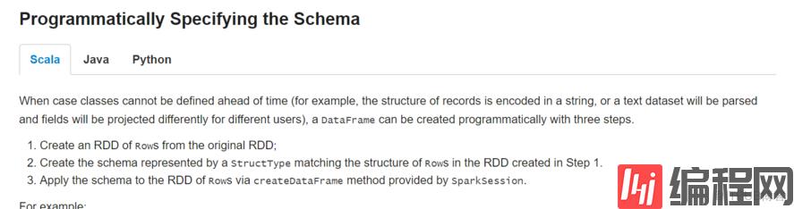 Spark SQL中的RDD与DataFrame转换实例用法