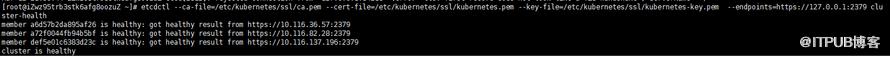 kubernetes中ETCD TLS证书集群如何安装