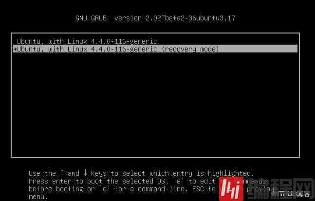ubuntu16.04 中怎么找回密码