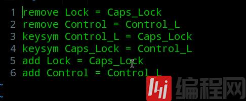 linux系统中ctrl和capslock键如何互换