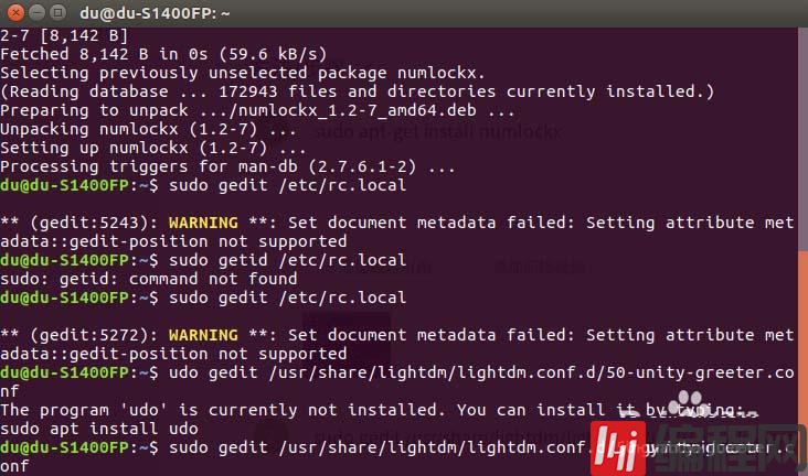 ubuntu17.04如何设置开机自动启动小键盘
