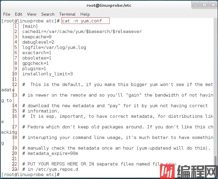 linux如何使用cat命令查看文件
