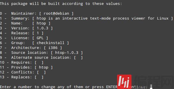 Linux中怎么使用CheckInstall从源码中创建一个RPM或DEB包