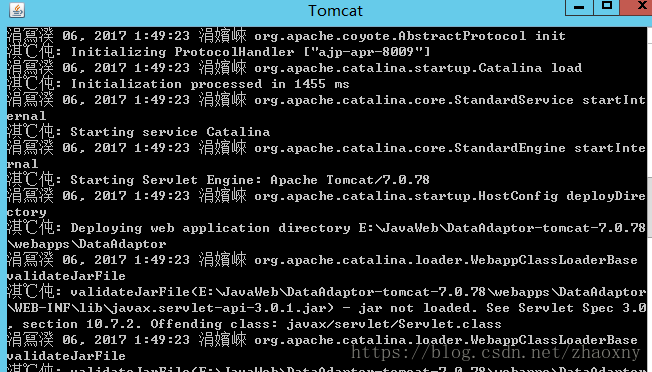 Tomcat中catalina.bat设置为UTF-8控制台出现乱码的方法
