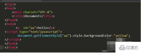 javascript如何改变元素的背景颜色