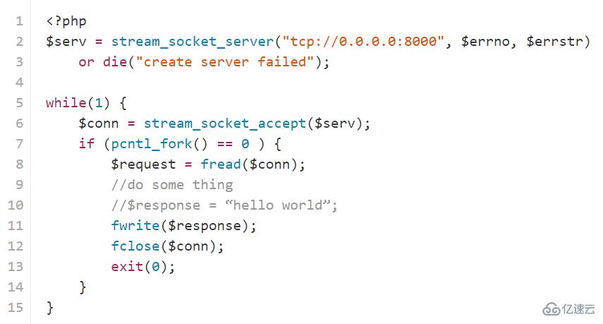 PHP中SOCKET编程的示例分析