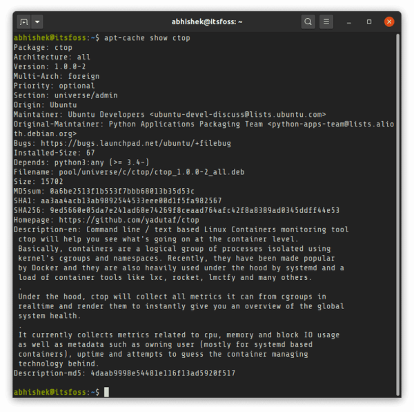 Ubuntu中apt-cache命令如何使用