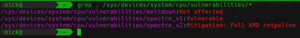 怎么检查你的Linux系统是否存在Meltdown或者Spectre漏洞
