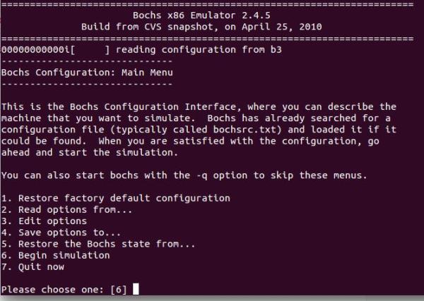 ubuntu14.04中怎么安装配置bochs
