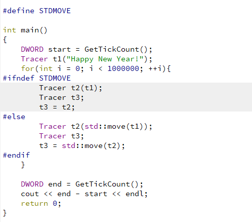 C++移动构造函数和移动赋值的用法