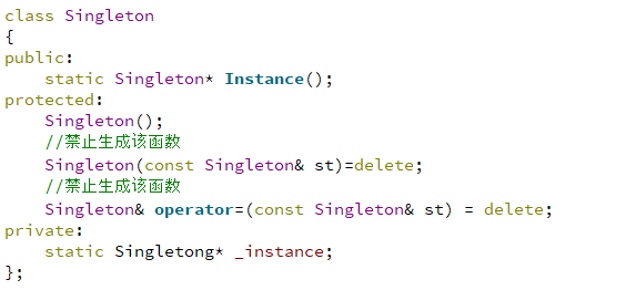 C++怎么实现Singleton模式