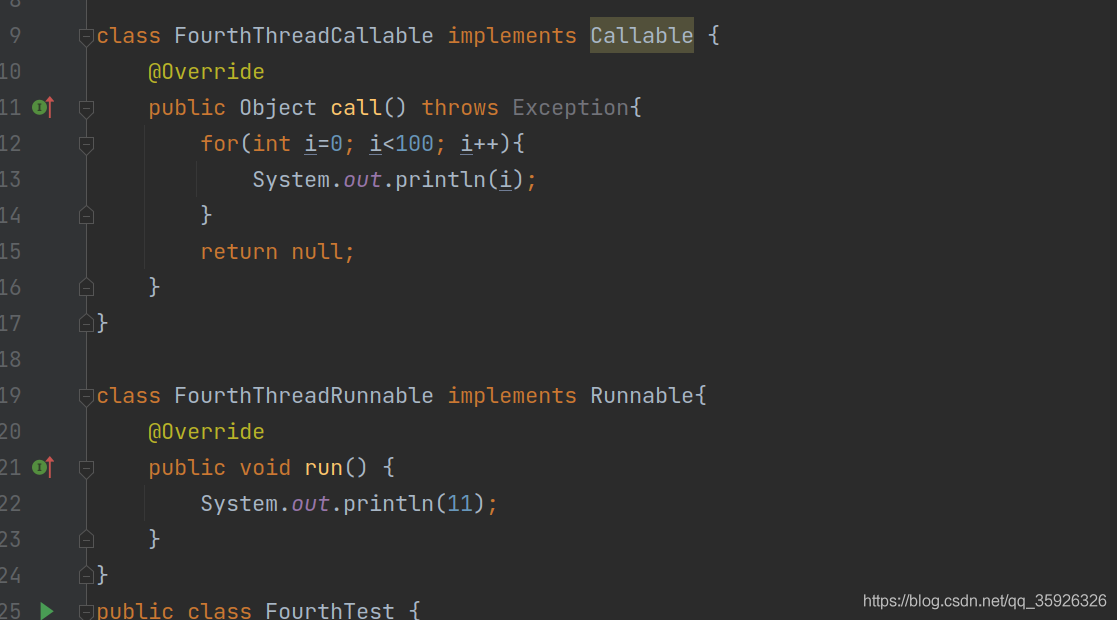 Java多线程的创建方式