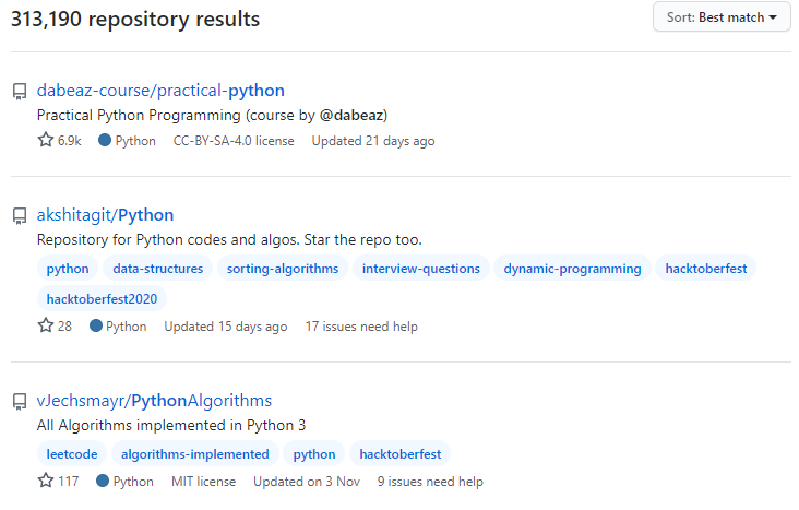 python高级搜索怎么实现高效搜索GitHub资源