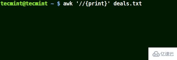 如何使用AWK对文本进行过滤