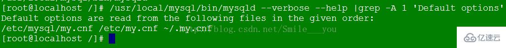 Linux怎么安装mysql默认配置文件位置