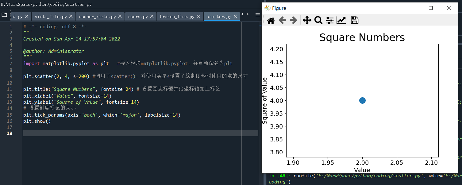 Python+matplotlib怎么实现简单曲线的绘制
