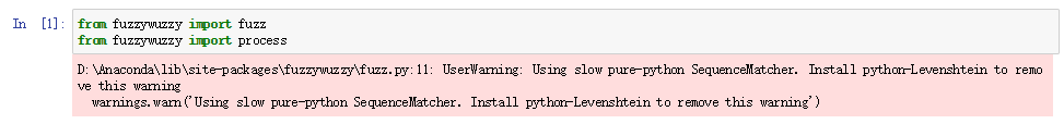 Python+FuzzyWuzzy怎么实现模糊匹配
