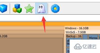 windows spacesniffer颜色代表的内容是什么