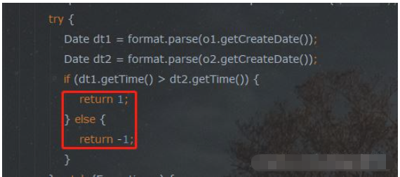 Java怎么将list集合数据按照时间字段排序