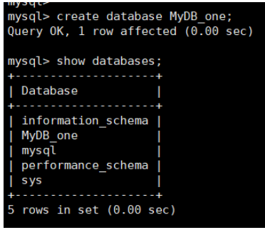 MySQL怎么创建数据库和数据表