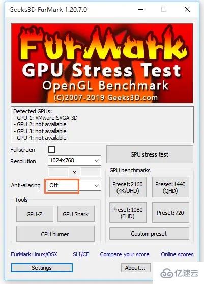 furmark软件如何使用