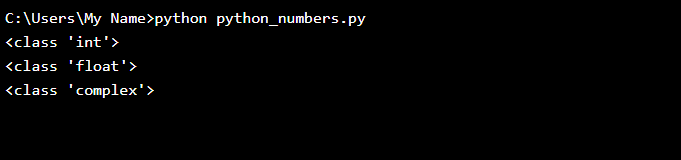 Python数字类型实例代码分析
