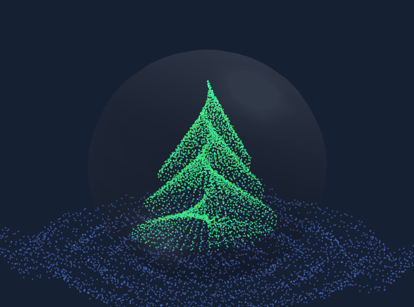 怎么使用Matlab制作简单的粒子圣诞树