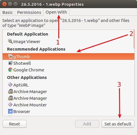 Ubuntu中如何修改默认程序