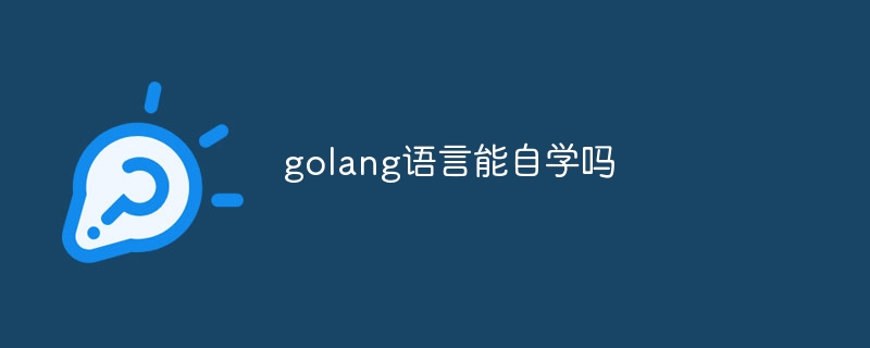 golang语言能自学吗